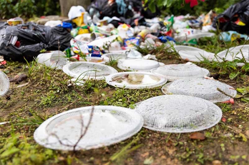 inquinamento da plastica monouso