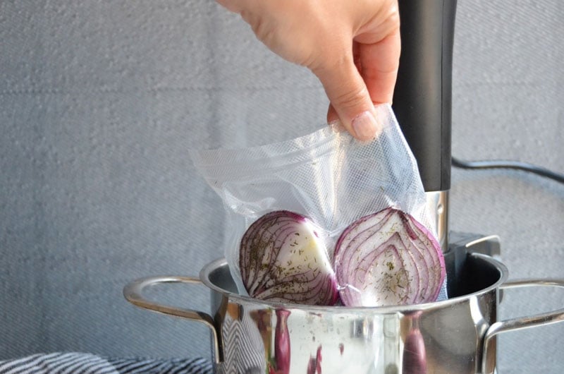 vacuum vegetable sous vide